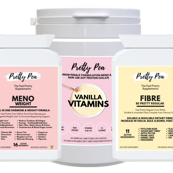 vanilla protein powder, menopause supplements, fibre supplement